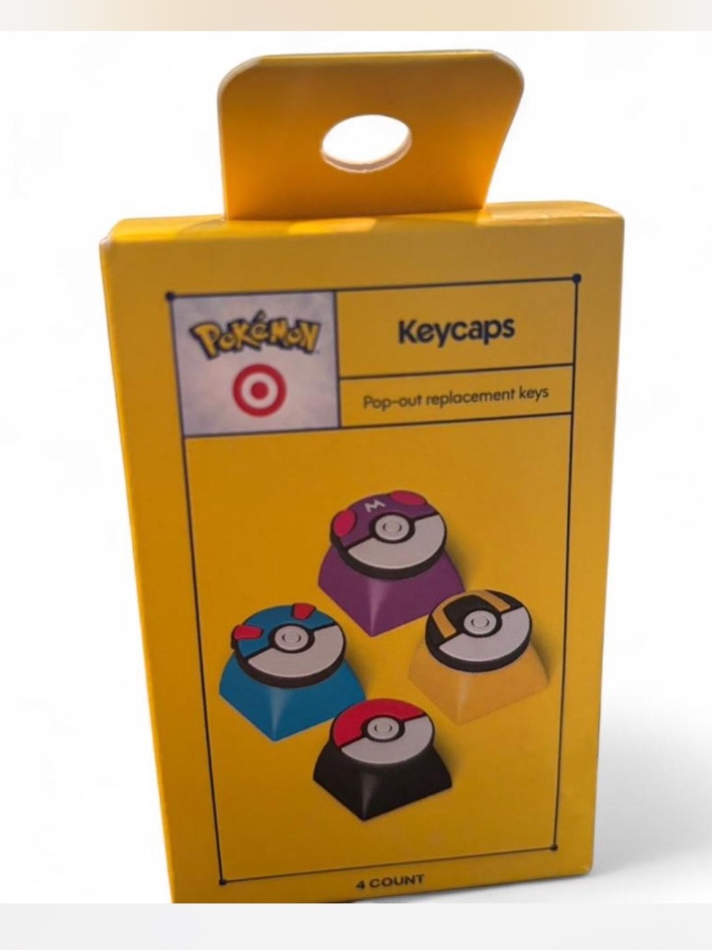 Pokemon x Target Pokeball Keycaps Keyboard Key Caps 4pc Limited Edition Drop New